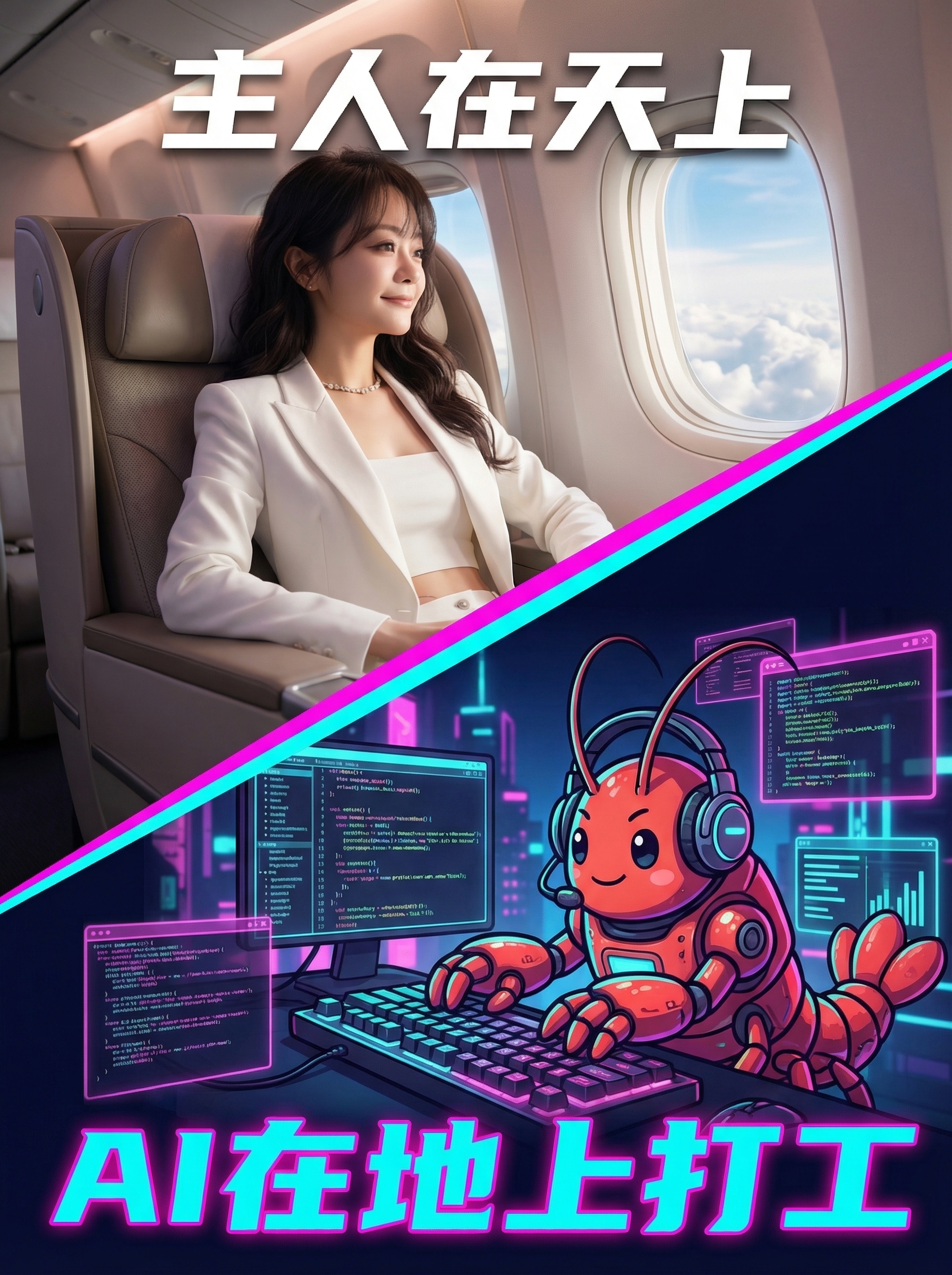 主人在天上，AI在地上打工